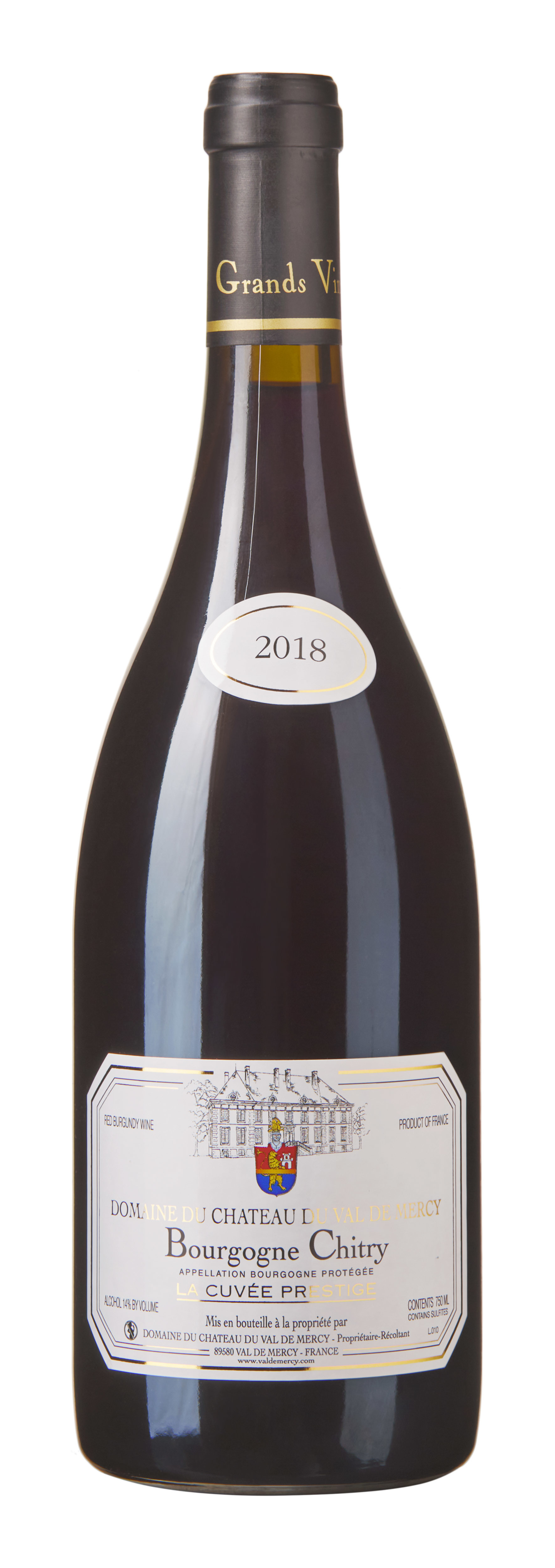 Ch Val de Mercy Bourgogne Chitry Cuvée Préstige 2018